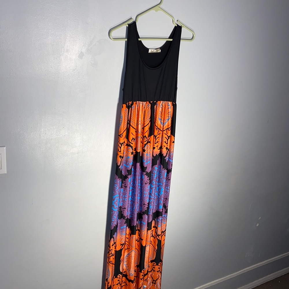 Full length tank top dress